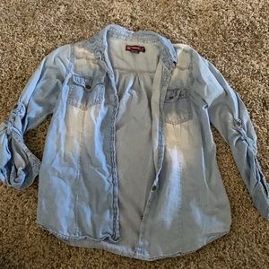 Denim top 1x